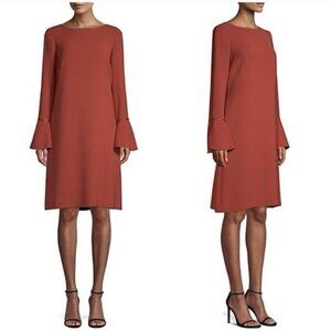 $598 Lafayette 148 New York Flare Sleeve Dress L